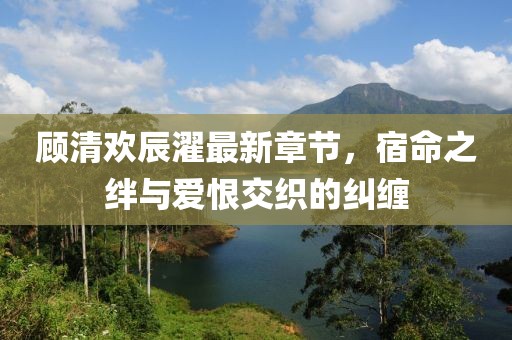 顧清歡辰濯最新章節(jié)，宿命之絆與愛恨交織的糾纏