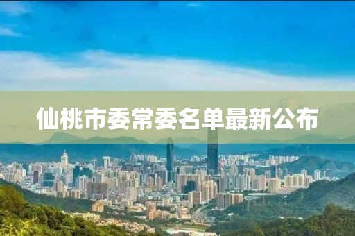 仙桃市委常委名單最新公布