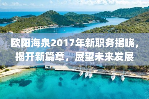 歐陽海泉2017年新職務(wù)揭曉，揭開新篇章，展望未來發(fā)展