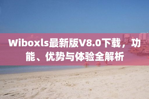 Wiboxls最新版V8.0下載，功能、優(yōu)勢與體驗全解析