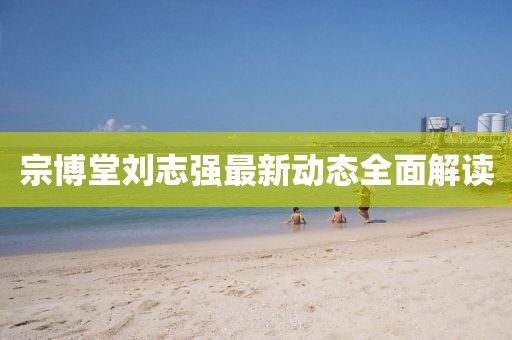宗博堂劉志強最新動態(tài)全面解讀