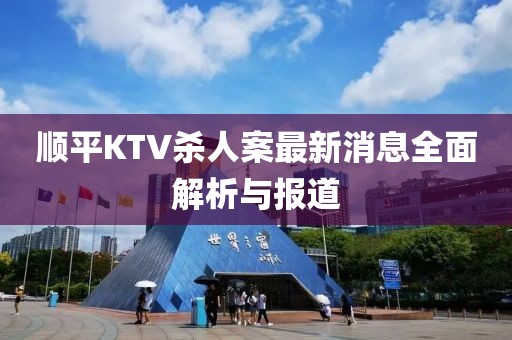 順平KTV殺人案最新消息全面解析與報道