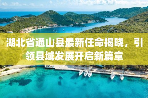 湖北省通山縣最新任命揭曉，引領(lǐng)縣域發(fā)展開(kāi)啟新篇章