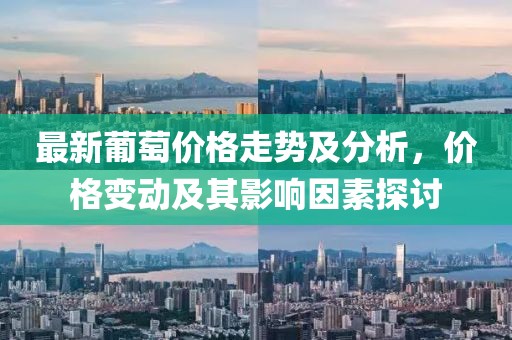 最新葡萄價格走勢及分析，價格變動及其影響因素探討