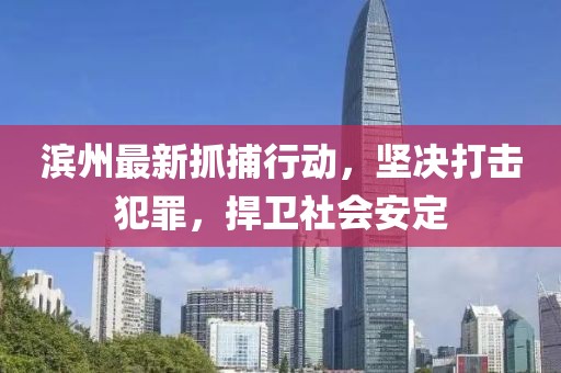 濱州最新抓捕行動(dòng)，堅(jiān)決打擊犯罪，捍衛(wèi)社會(huì)安定