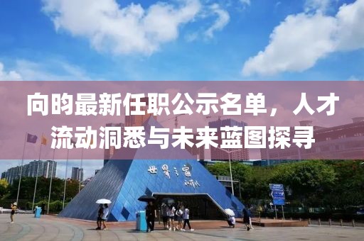 向昀最新任職公示名單，人才流動洞悉與未來藍圖探尋