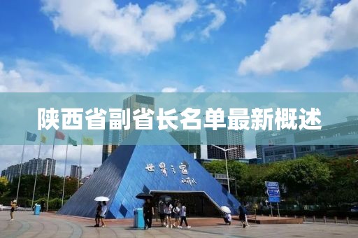 陜西省副省長名單最新概述